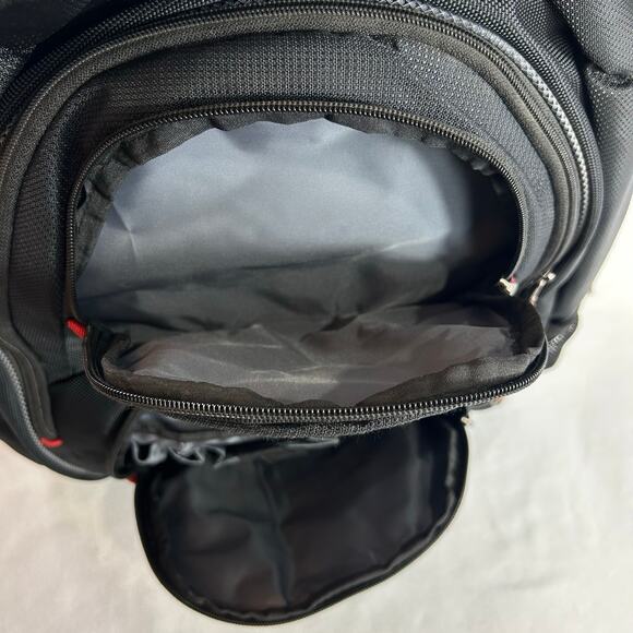 Swiss Gear 18" Laptop Backpack Four Pockets Black & Gray with Warranty Card - Picture 10 of 14